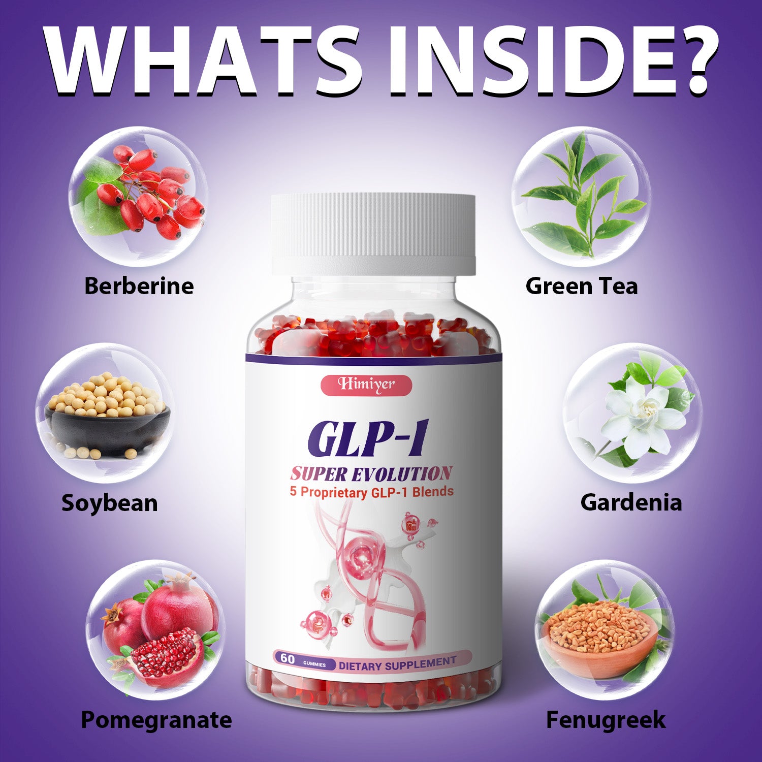 GLP-1 Support Gummies for Appetite & Metabolic Wellness | Himiyer GLP-1 Support Gummies for Appetite & Metabolic Wellness | Himiyer